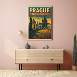 Prague A Timeless Cityscape Poster
