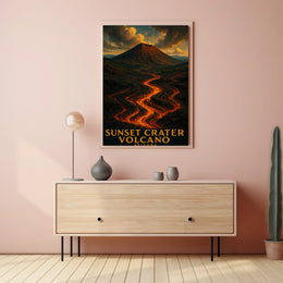 Sunset Crater Volcano Poster