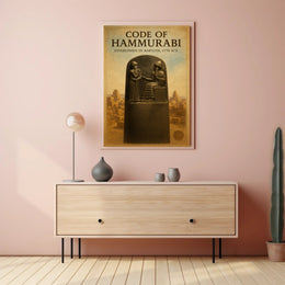 Code of Hammurabi Wall Art Print Decor PosterGoat