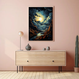 Celestial Landscape Poster