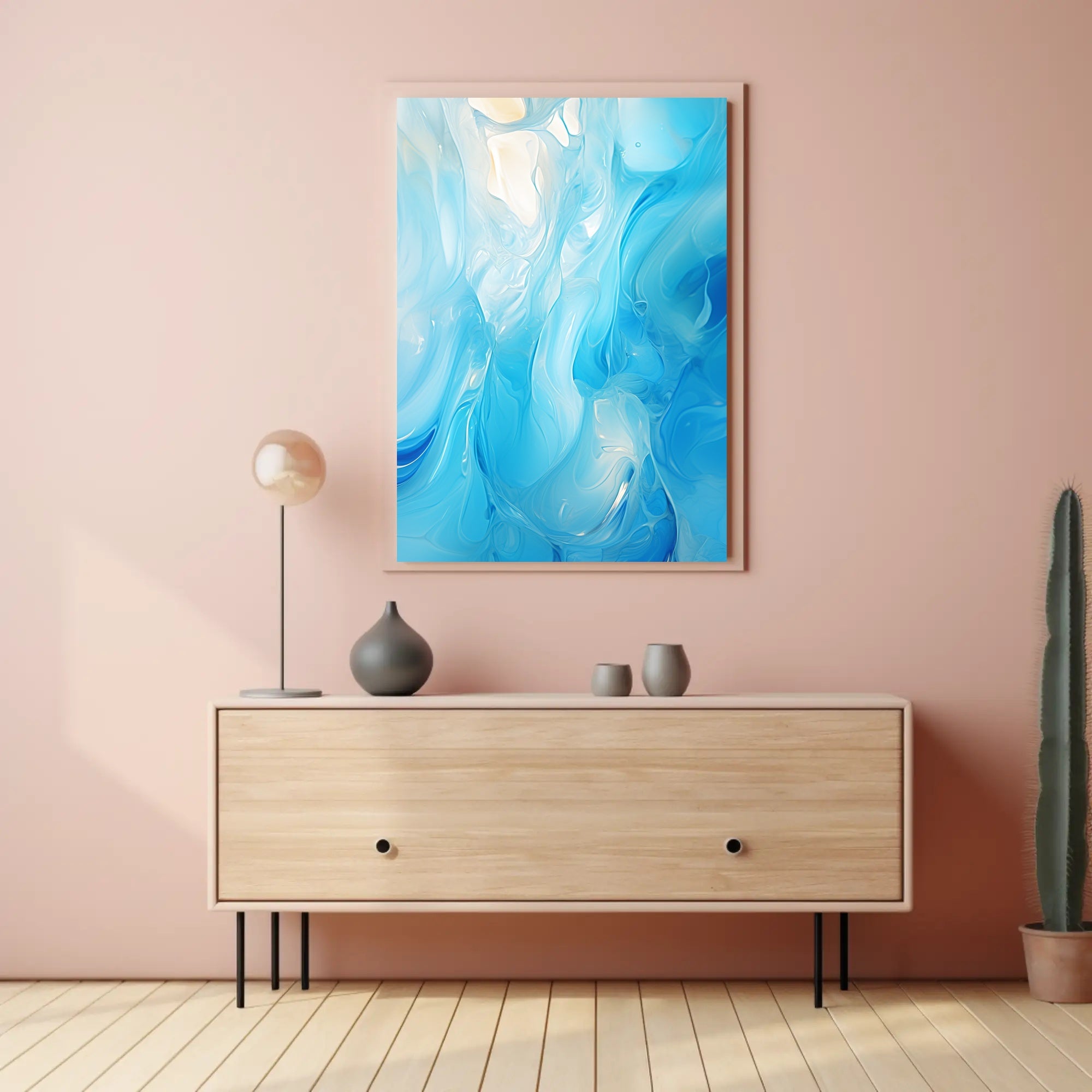 Oceanic Whirl Poster