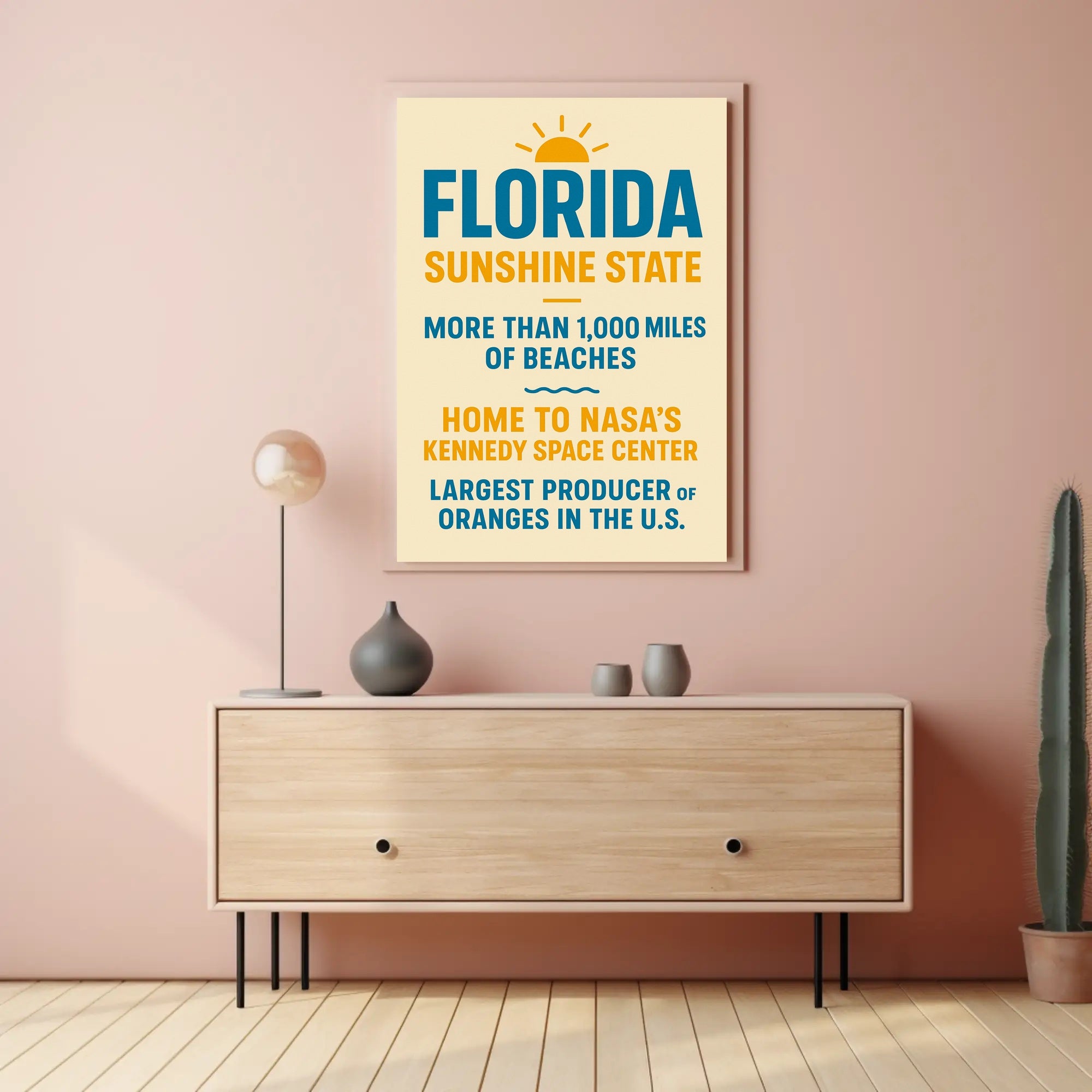 Discover Florida The Sunshine State Poster PosterGoat