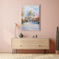Bulgaria Sofia Alexander Nevsky Cathedral Poster