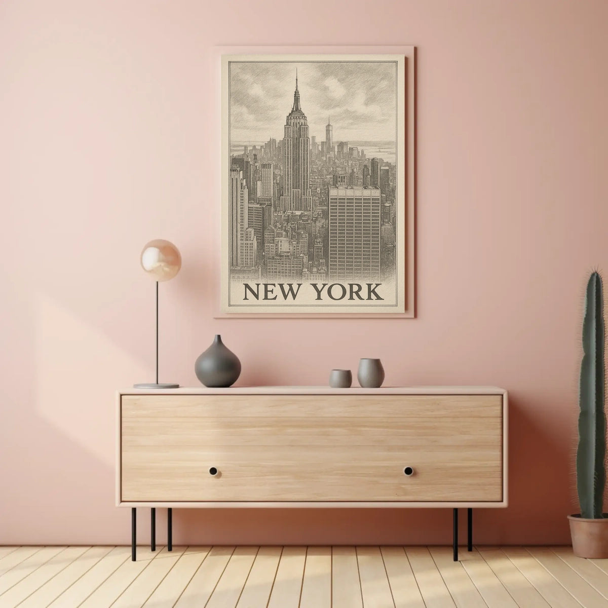 Iconic New York Skyline Poster