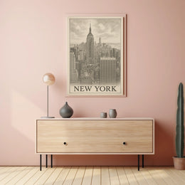 Iconic New York Skyline Poster