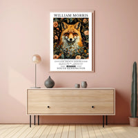 William Morris Exhibition Vintage Artistic Poster