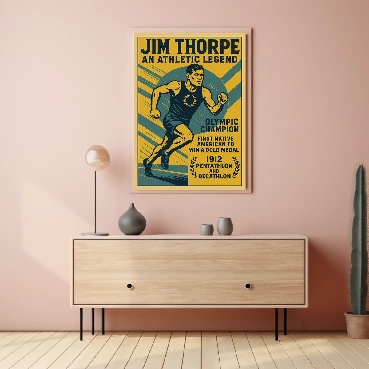 Jim Thorpe Legendary Athlete Jim Thorpe Poster