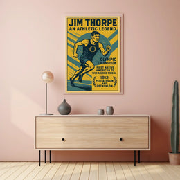 Jim Thorpe Legendary Athlete Jim Thorpe Poster