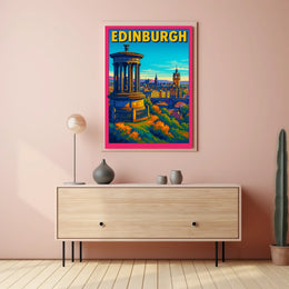 Edinburgh Cityscape Poster
