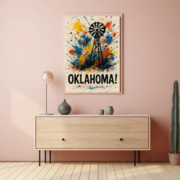 Oklahoma A Splash Of Color Poster