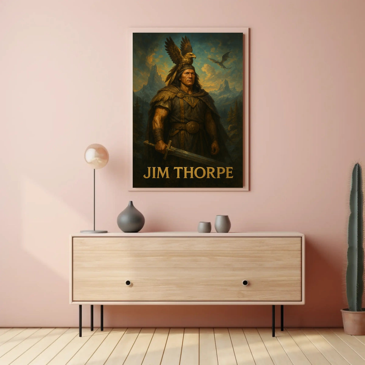 Jim Thorpe Legendary Figure Poster