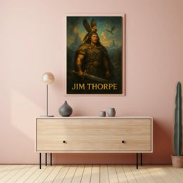 Jim Thorpe Legendary Figure Poster