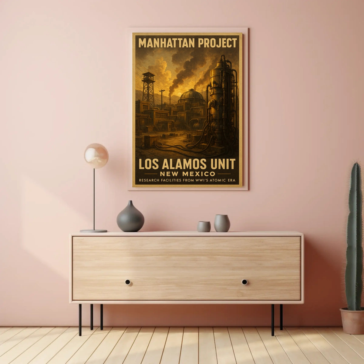 Manhattan Project Los Alamos Unit Poster