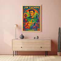 Celebrating Jim Thorpe A Legendary Athlete Poster