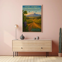 Discover Colchagua A Journey Through Vineyards and Culture Poster