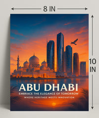 Abu Dhabi Elegance Poster: Cultural and Heritage Poster
