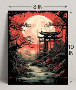 Moonlit Tranquility Poster PosterGoat