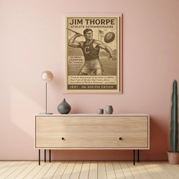 Jim Thorpe Legendary Athlete Jim Thorpe Poster