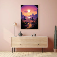Journey Through The Painted Desert Poster