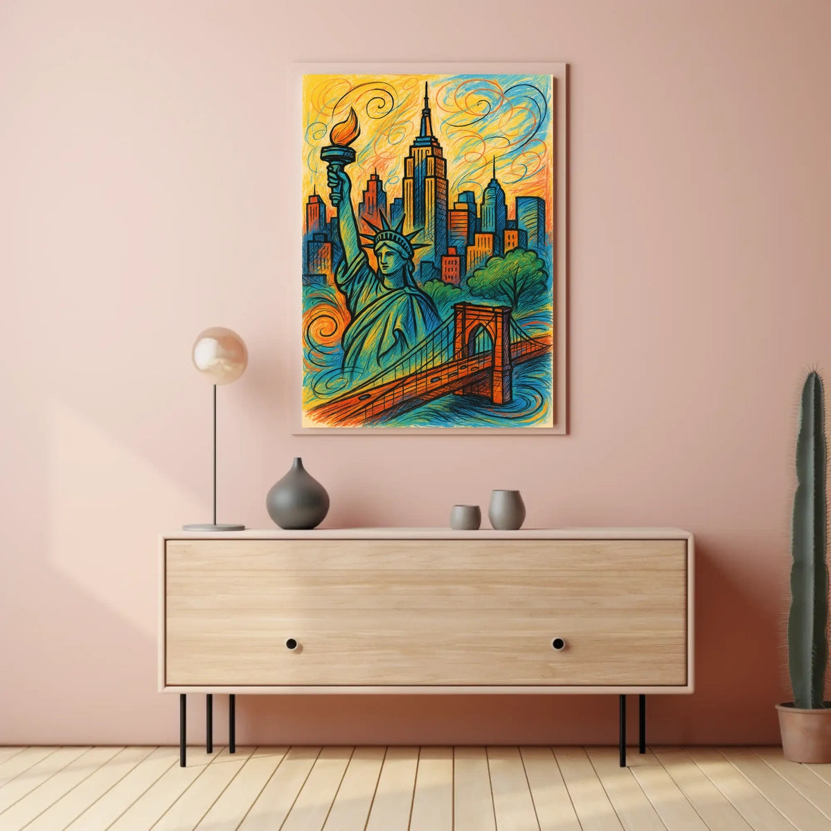 Vibrant New York Cityscape