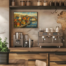 Faroe Islands Scenic View Poster