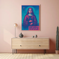 Saint Camilla Protector of the Sick and Suffering Poster