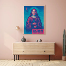 Saint Camilla Protector of the Sick and Suffering Poster