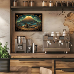 Mystical Journey In The Desert Poster