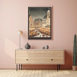Winter Market Wonderland Poster