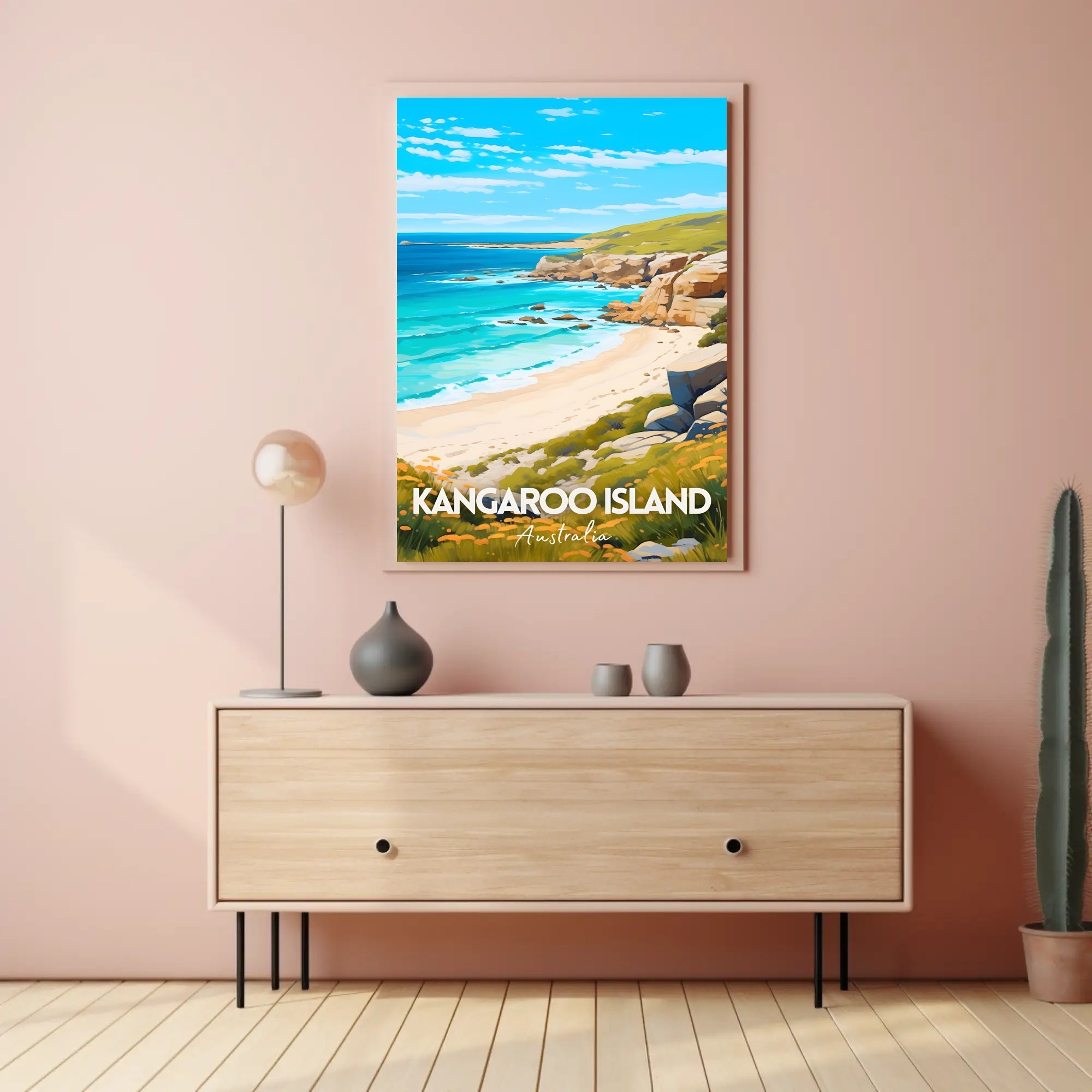 Kangaroo Island Scenic Escape - Travel Poster