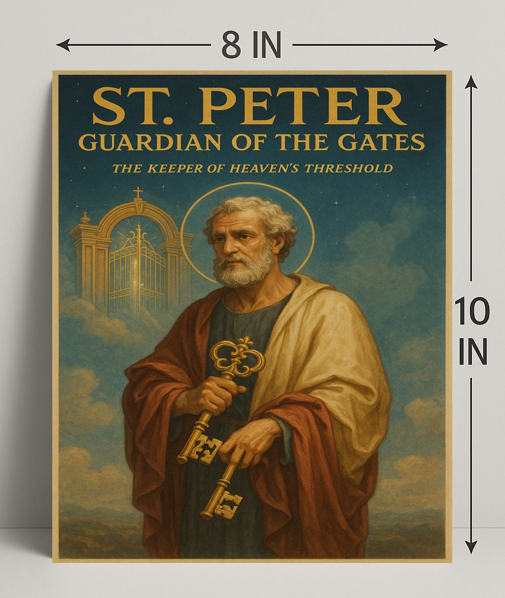 St. Peter Guardian Of The Gates Poster