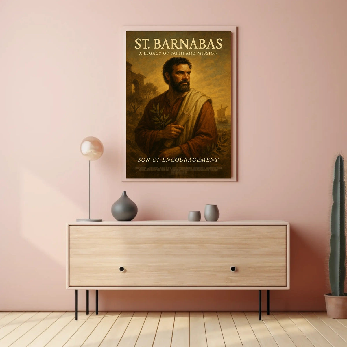 St. Barnabas Son Of Encouragement Poster