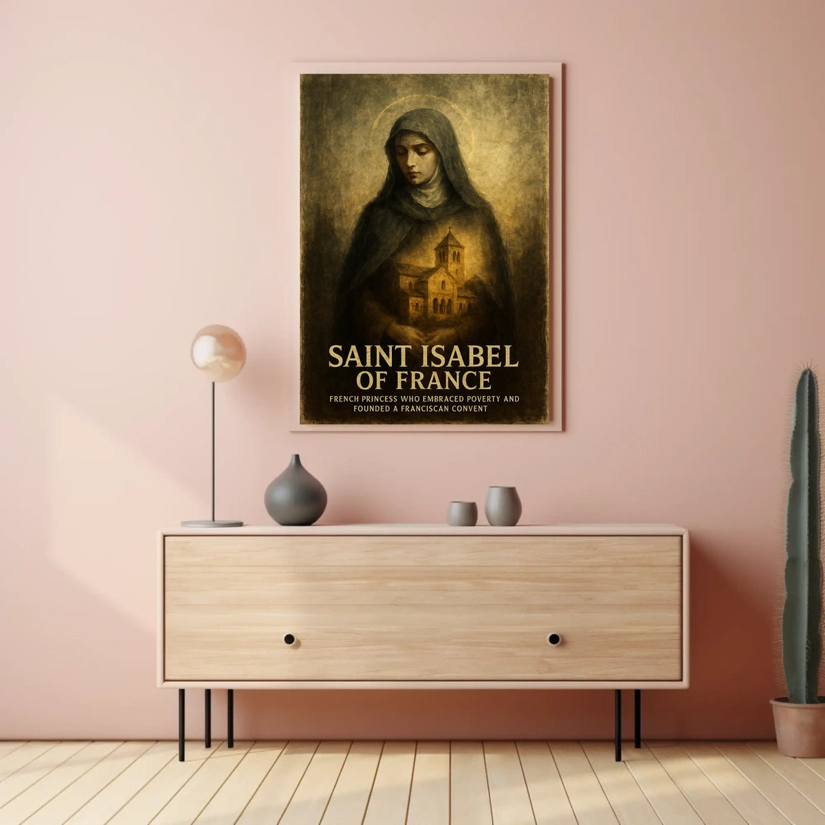 Saint Isabel Of France Poster