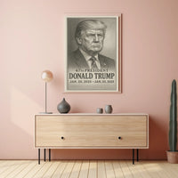 Donald Trump 47th President Poster