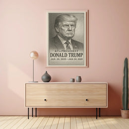 Donald Trump 47th President Poster