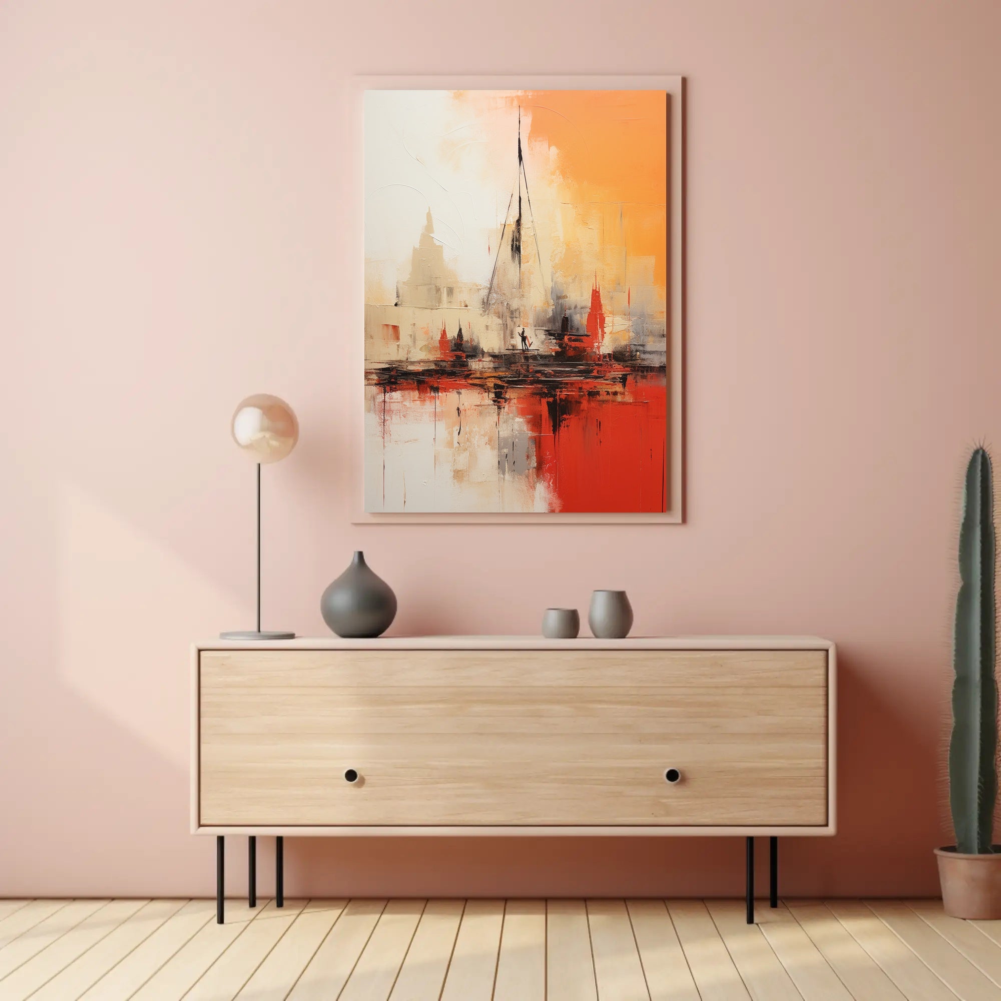 Dynamic Urban Exploration Art Poster - Abstract, Artistic Poster