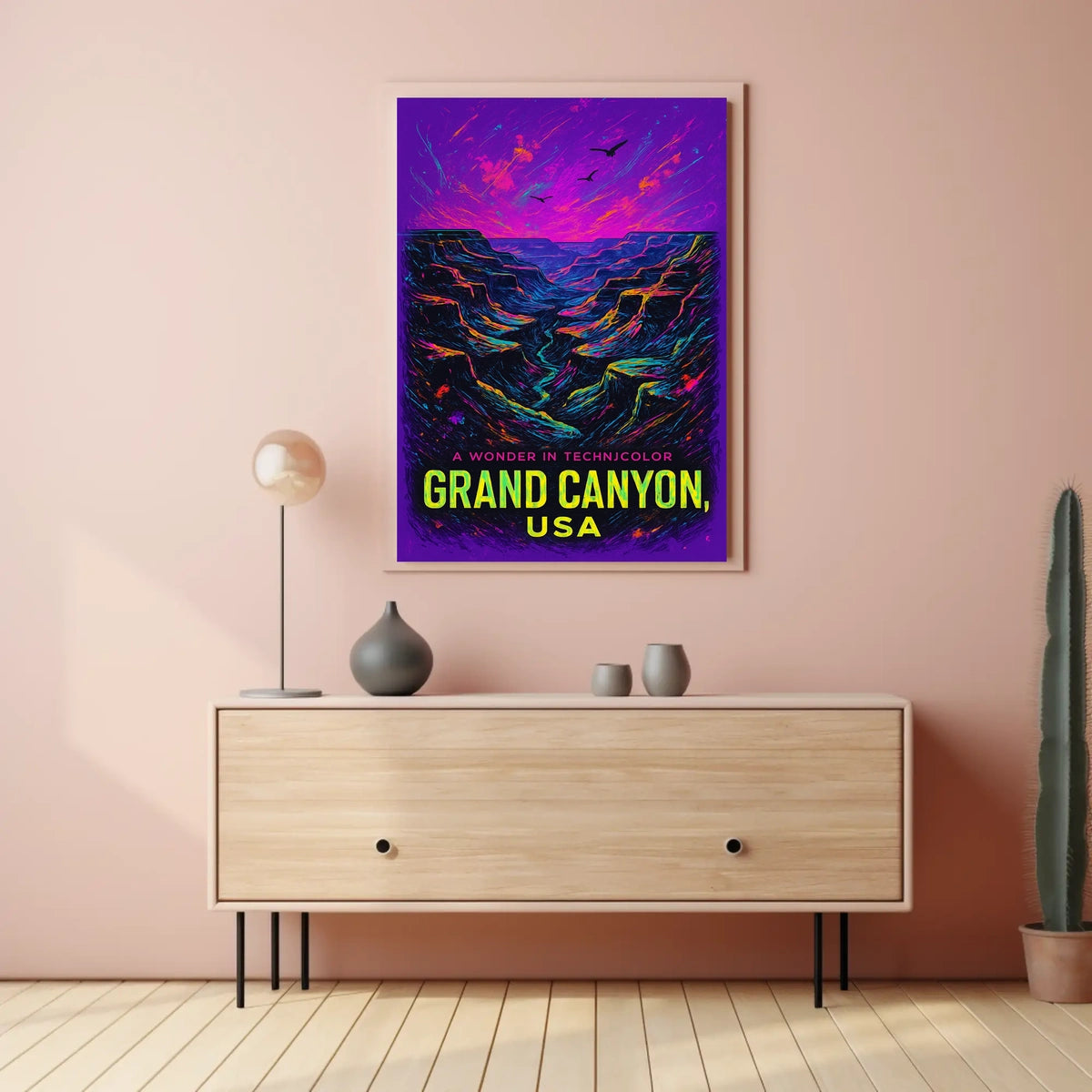 Grand Canyon A Wonder in Technicolor Poster