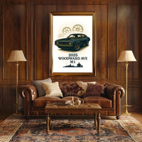 2025 Woodward Ave M1 Poster