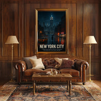 New York City A Sleepless Mosaic Poster