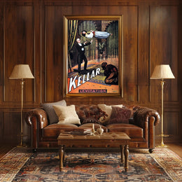 Kellar Magical Levitation Vintage Illusion Cultural Poster