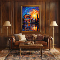 Radiant Reflections Of Architecture Poster