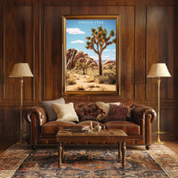 Joshua Tree National Park Scenic Travel Poster