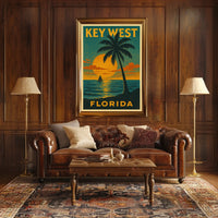 Key West Sunset Poster