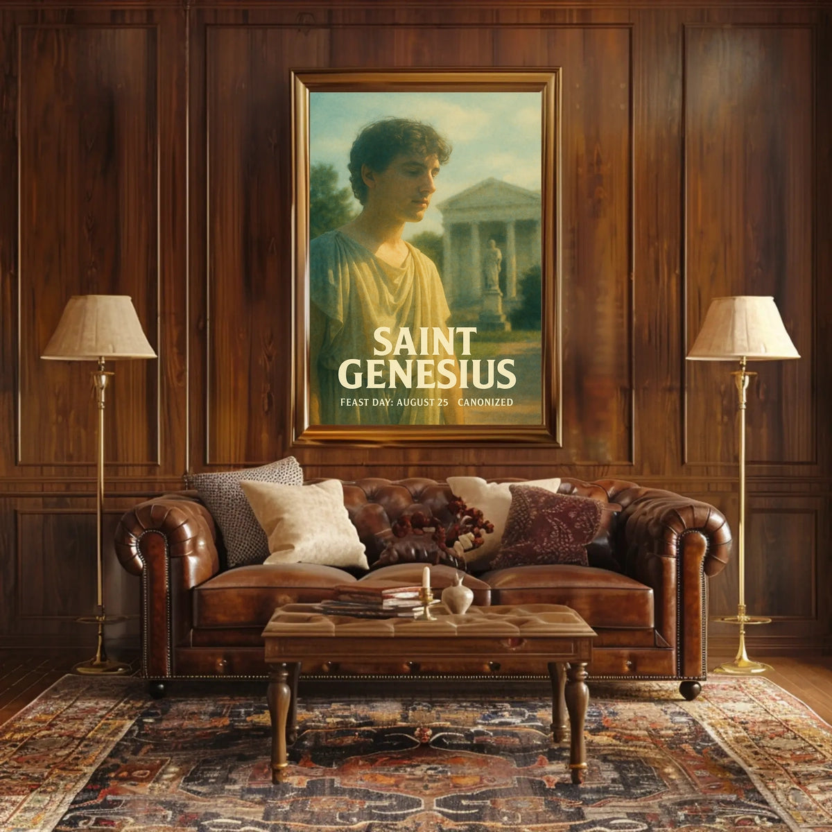 Saint Genesius Poster