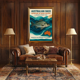 Australian Bass Adventure Poster