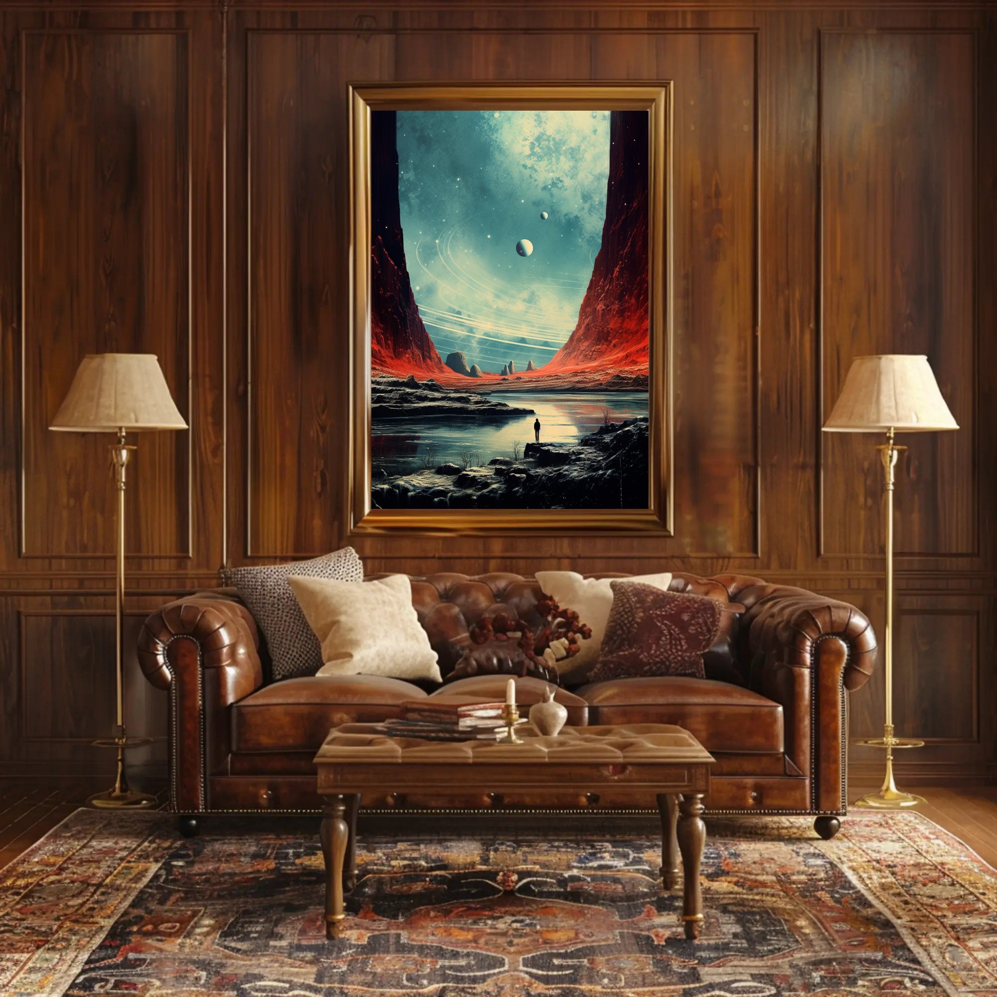 Cosmic Landscape Exploration Poster PosterGoat