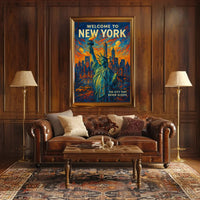 New York Cityscape Art Print - Urban or Cityscape Poster PosterGoat