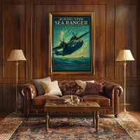 Boeing XPBB Sea Ranger Vintage Aviation Poster