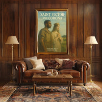 Saint Victor And Corona Poster