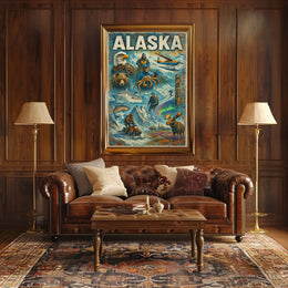 Discover Alaska Poster